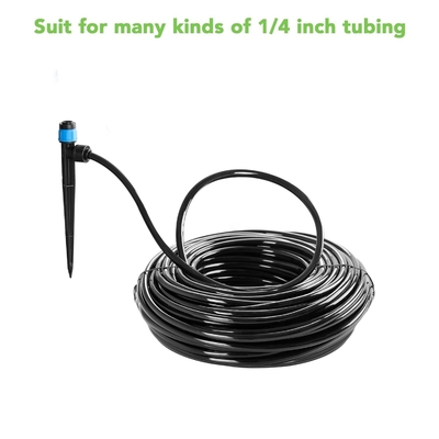 Düzenebilir Su Akışı Damla Emitörleri 1/4 Inch Tubing Easy Connect Design Sulama Sistemi Damla Emitörleri