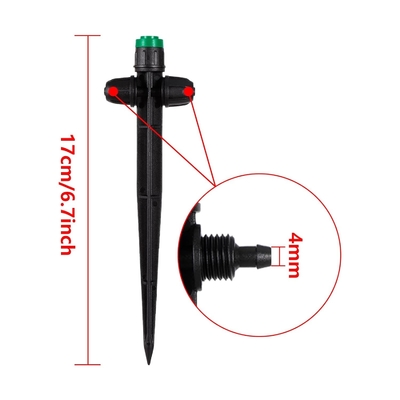 Yüksekliği 6.5 inç 16.5cm Sulama sistemi için ayarlanabilir sulama damla makineleri