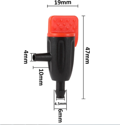 Toptan satış 0~40L ayarlanabilir sulama damlatıcı Plastik su damlatıcı 1/4' Barb