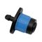 Mavi 1/4 &amp;#39;&amp;#39; Sulama Mikro Sprinkler Ayarlanabilir 360 Derece Dişli Sürücü